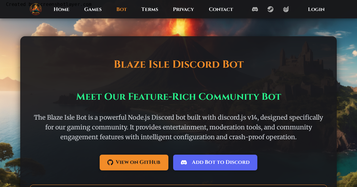 Blaze Isle - Discord Bot